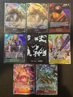 One Piece CCG Card (Lot Of 8) All Near Mint - Image 1