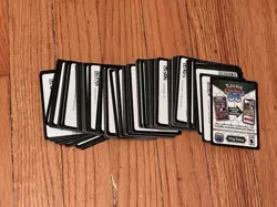 Pokemon TCG QR Code 300 Unused Cards Lot - Image 1