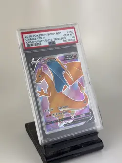 Charizard V Black Star Promo PSA 10 SWSH050: Sword & Shield Pokemon Cards Holo - Image 1
