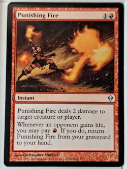 Punishing Fire - Zendikar - Magic the Gathering MTG Nice! - Image 1