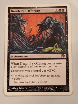 Death Pit Offering - 8th Edition Core Set Magic the Gathering MTG Nice! - Image 1