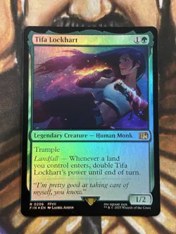 FOIL Tifa Lockhart #206 Rare MTG Final Fantasy English - NM 🔥 - Image 1