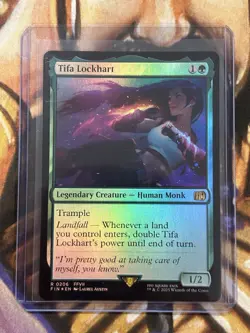 FOIL Tifa Lockhart #206 Rare MTG Final Fantasy English - NM 🔥 - Image 3