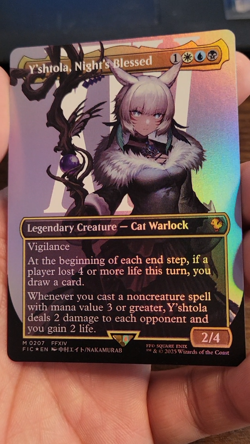 Y'shtola, Night's Blessed (Borderless, FOIL) #207 - MTG: Final Fantasy - Image 2