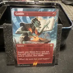 Gamble (Borderless) Dominaria Remastered Regular - Image 1