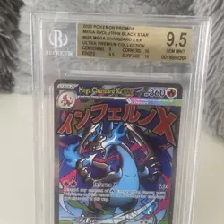 Pokemon TCG: BGS 9.5 Mega Charizard X ex PROMO #023 Beckett - Image 3