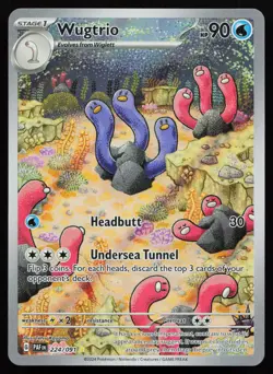 Wugtrio 224/091 SV: Paldean Fates Pokemon Card - Image 1