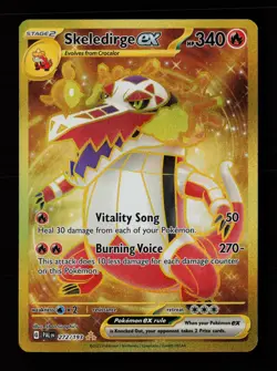 Skeledirge ex 272/193 Hyper Rare Paldea Evolved Pokemon Cards - Image 1
