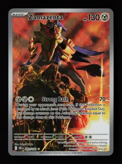 Zamazenta 201/182 Illustration Rare Destined Rivals Pokemon Cards - Image 1