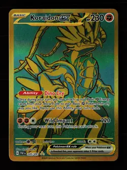 Koraidon ex 245/091 Hyper Rare Paldean Fates Pokemon Cards - Image 1