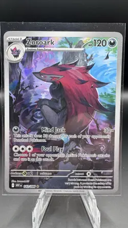 Pokemon TCG Zoroark 143/086 Sv: White Flare Full Art Holo EN IR NM - Image 1