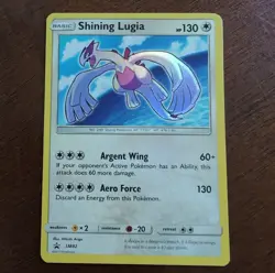 Shining Lugia SM82 Black Star Promo Holo Pokemon TCG Card NM - Image 1