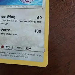 Shining Lugia SM82 Black Star Promo Holo Pokemon TCG Card NM - Image 4