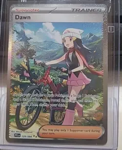 Pokemon Dawn Full Art Trainer Supporter Holo Me02 Phantasmal Flames 129/094 SIR - Image 1