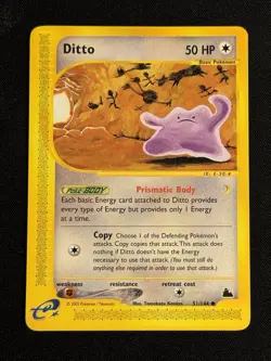 Ditto 51/144 Common Skyridge Pokemon Card Non Holo Tcg Rare Vintage NM - Image 1