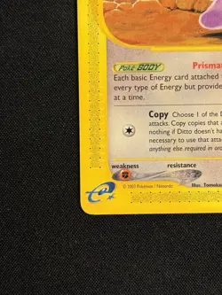 Ditto 51/144 Common Skyridge Pokemon Card Non Holo Tcg Rare Vintage NM - Image 5