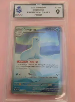 2025 - Dewgong - Phantasmal Flames - 097/094 - Illustration Rare Pokemon Mgc 9 - Image 1