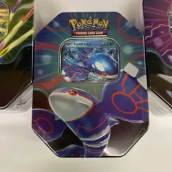 POKEMON Azure Legends Tin Set Lot Of 3 Dialga EX, Xerneas EX, Kyogre EX, NEW - Image 3