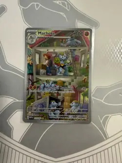 Pokemon TCG Scarlet and Violet 151 Machoke 177/165 Illustration Rare Holo NM - Image 3