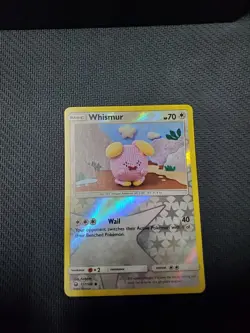 Pokemon Whismur 117/168 Celestial Storm 2018 English Common Reverse Holo - Image 1