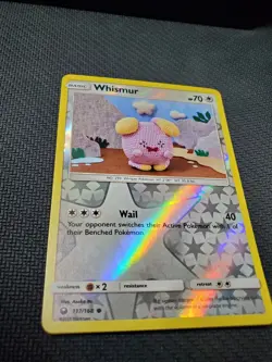 Pokemon Whismur 117/168 Celestial Storm 2018 English Common Reverse Holo - Image 2