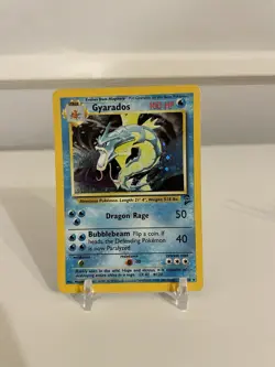 Gyarados 7/130 Pokemon TCG Base Set 2 Holo Rare Card - LP - Image 1