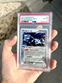 Pokemon Metagross ex Holo #95 Power Keepers 2007 - PSA EX-MT 6 - Image 1
