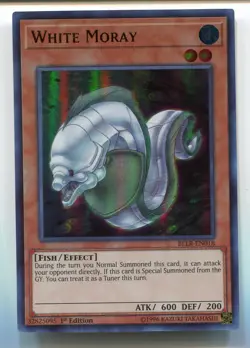 Yu-Gi-Oh! White Moray Ultra Rare englisch BLLR-EN018 Weiße Murane - Image 1