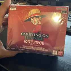 One Piece TCG: Carrying on His Will Booster Box (OP-13) Sealed New Ready to Ship - Image 1