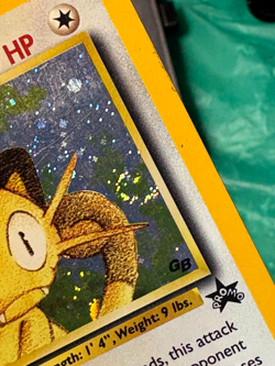 WOTC Pokemon TCG Promo - Holo Rare - Meowth #10 - w/ SWIRL - MP Card - Image 4