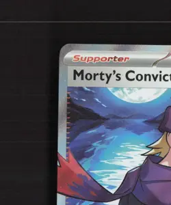 Morty's Conviction 201/162 Temporal Forces Full Art Rare Holo Pokemon Card LP+ - Image 3