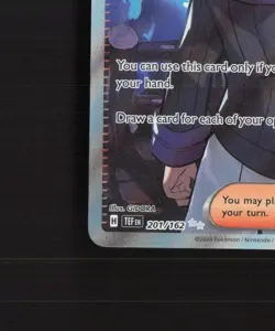 Morty's Conviction 201/162 Temporal Forces Full Art Rare Holo Pokemon Card LP+ - Image 5