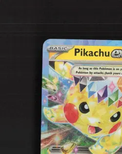 Pikachu ex 057/191 Surging Sparks Ultra Rare Holo Pokemon Card NM - Image 3