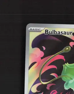 Bulbasaur 133/132 Mega Evolution Full Art Ultra Rare Holo Pokemon Card NM - Image 3