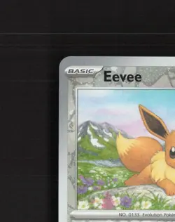Eevee 074/131 Prismatic Evolutions STAMPED Reverse Holo Pokemon Card NM - Image 3