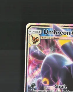 Umbreon GX 80/149 Sun & Moon Ultra Rare Holo Pokemon Card LP - Image 3