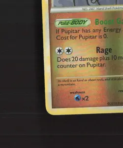 Pupitar 38/95 Unleashed Reverse Holo Pokemon Card LP - Image 5