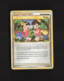 Twins 89/102 Triumphant Uncommon Pokemon Card DMG - Image 1