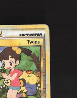 Twins 89/102 Triumphant Uncommon Pokemon Card DMG - Image 4