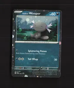 Paldean Wooper SVP 041 Scarlet & Violet Black Star Promo Holo Pokemon Card LP+ - Image 1