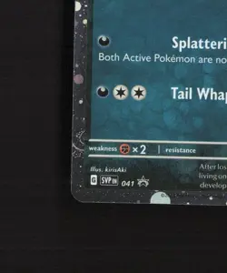 Paldean Wooper SVP 041 Scarlet & Violet Black Star Promo Holo Pokemon Card LP+ - Image 5