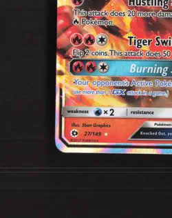 Incineroar GX 27/149 Sun & Moon Ultra Rare Holo Pokemon Card LP+ - Image 5