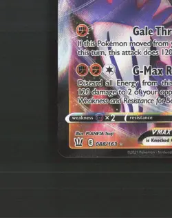 Rapid Strike Urshifu VMAX 088/163 Battle Styles Ultra Rare Holo Pokemon Card NM - Image 5