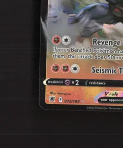 Machamp V 072/189 Astral Radiance Ultra Rare Holo Pokemon Card LP+ - Image 5
