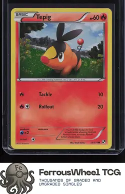 Tepig 15/114 (Cosmos Holo) 015/114 - League & Championship Cards - (NM-/LP+) - Image 1