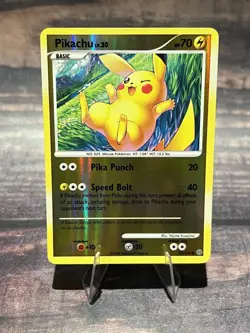 Pikachu 70/100 Reverse Holo Stormfront Pokemon Card - Image 1