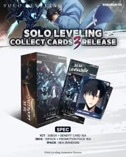 Solo Leveling TCG: Collect Card Volume.3 Booster Box Sealed (Korean) - Image 4