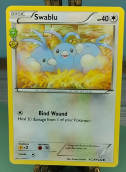 Pokemon Swablu RC23/RC32 Generations Radiant Collection Common Trading Card TCG - Image 1