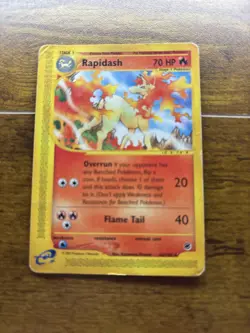 Rapidash 62/165 Regular Rare Expedition Pokemon Card Hp - Image 2