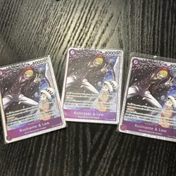 3 x Rosinante & Law - EB04-038 One Piece card game English - Image 1